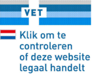 Europees logo met de tekst ‘Klik om te controleren of deze website legaal handelt’.
