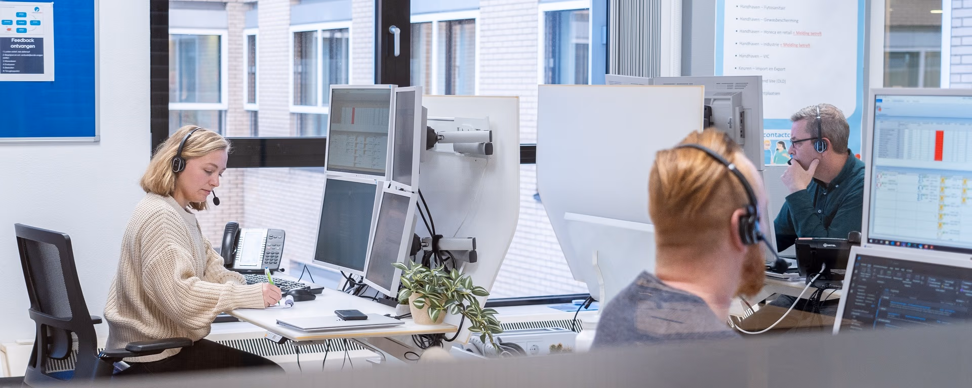 Medewerkers contactcentrum NVWA
