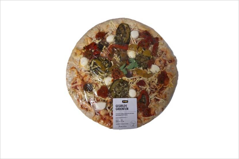 Veiligheidswaarschuwing Jumbo vegan pizza gegrilde groente