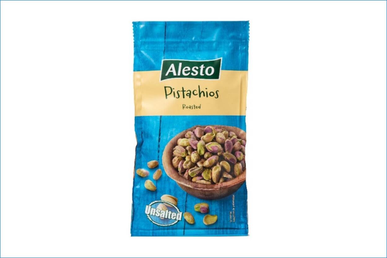 Veiligheidswaarschuwing Pistaches geroosterd Alesto van de Lidl