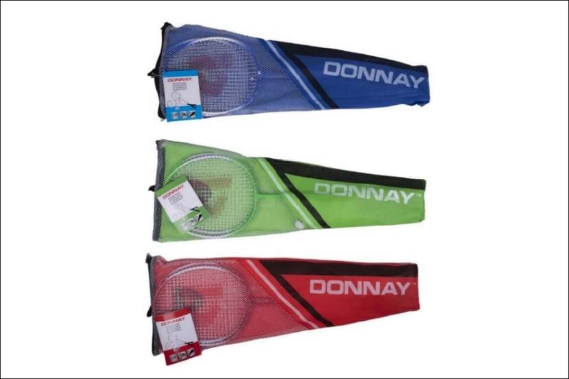 Veiligheidswaarschuwing Donnay Badmintonset