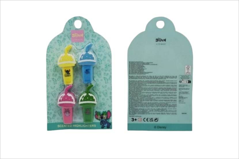 DTR Stitch SL 4pk Scented Highlighters van Primark