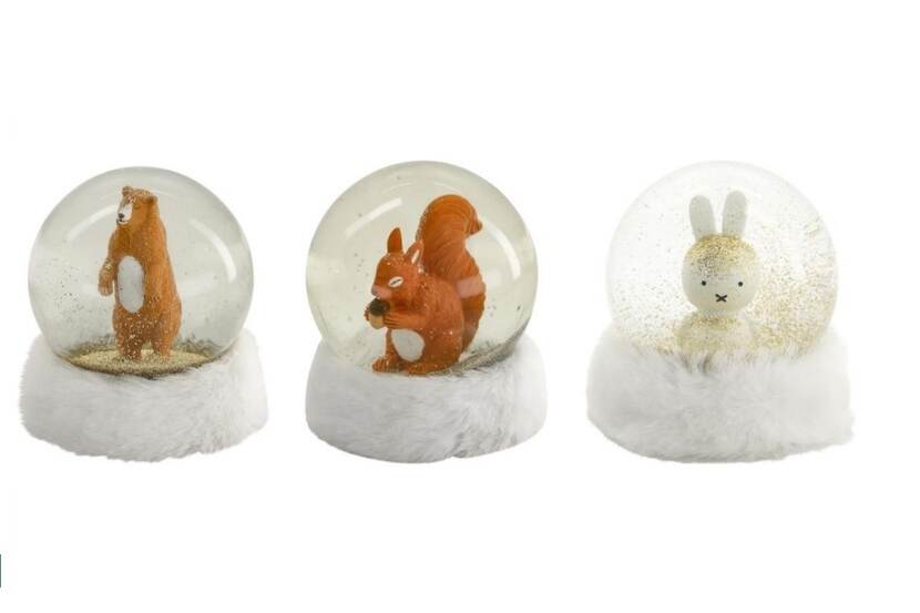 Hema glazen sneeuwbollen 10 centimeter