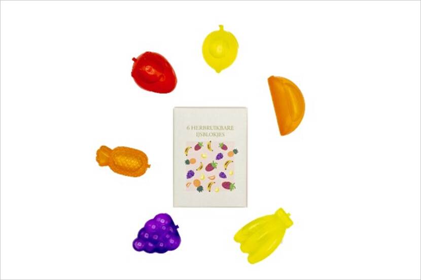 Herbruikbare ijsblokjes 6 stuks