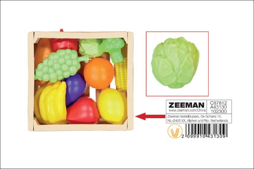 Speelgoed Fruitmandje van Zeeman