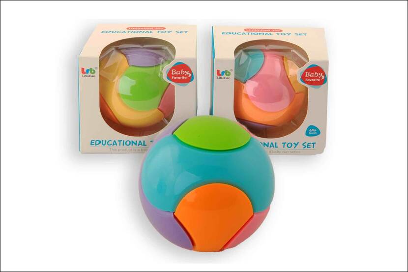 Veiligheidswaarschuwing Jono Toys Baby puzzel bal