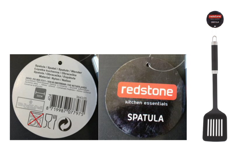 Veiligheidswaarschuwing Redstone spatula Action