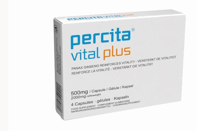 verpakking met capsules percita vita plus