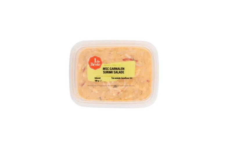 Veiligheidswaarschuwing 1 de Beste GarnalenSurimi salade 150 gram