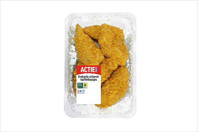 ALDI Krokante scharrelkipfilethaasjes 450 gram