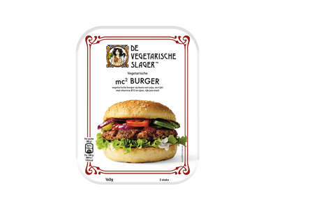 Verpakking vegetarische mc2 Burger