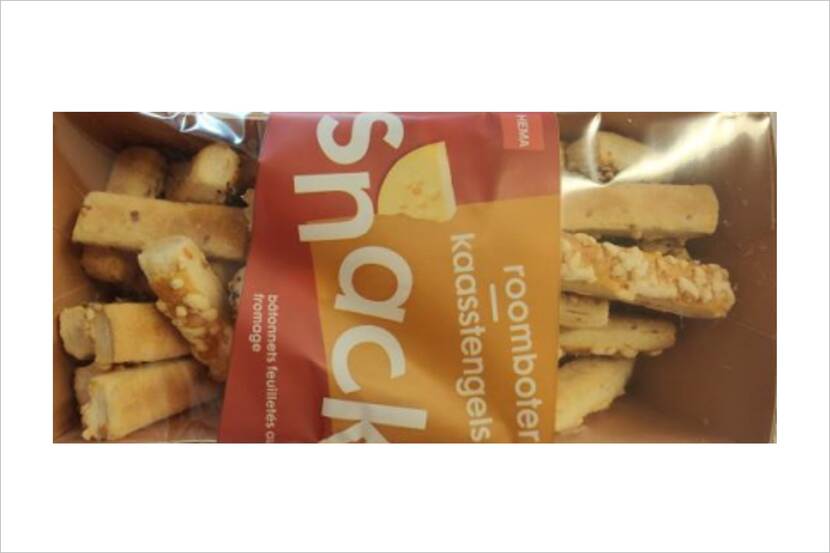 kaasstengels van de HEMA in verpakking