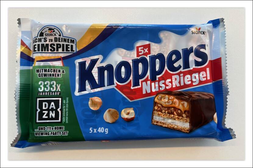 Knoppers Nussriegel verpakking van 5 stuks