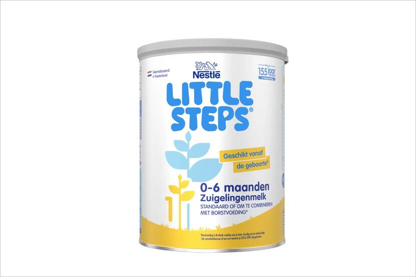 verpakking van Little Steps zuigelingenmelk