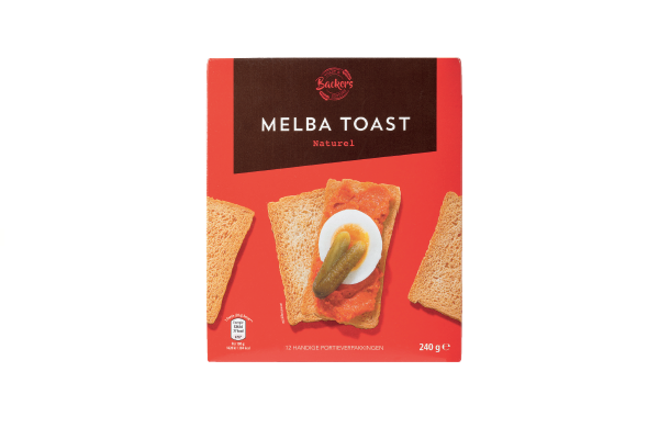 Verpakking Melba toast 240 gram Aldi
