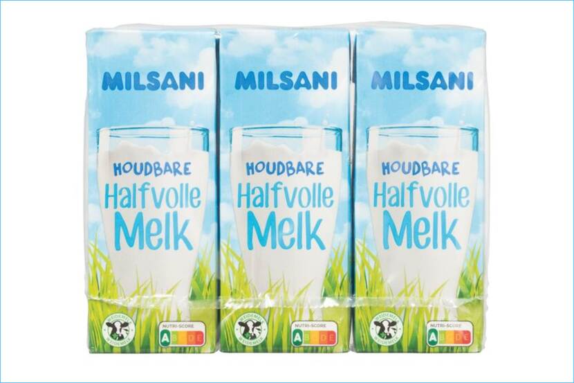 Veiligheidswaarschuwing Milsani halfvolle melk