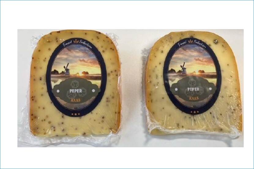 Veiligheidswaarschuwing Peperkaas