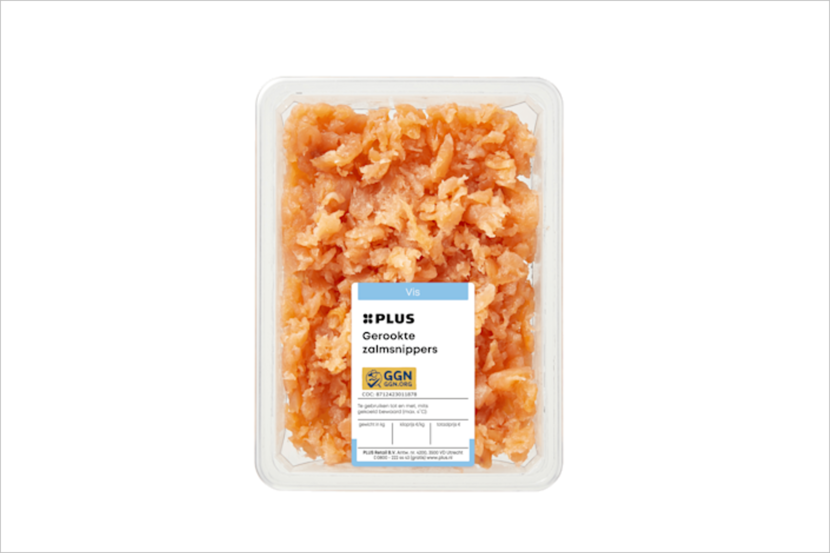 PLUS Gerookte zalmsnippers 150g