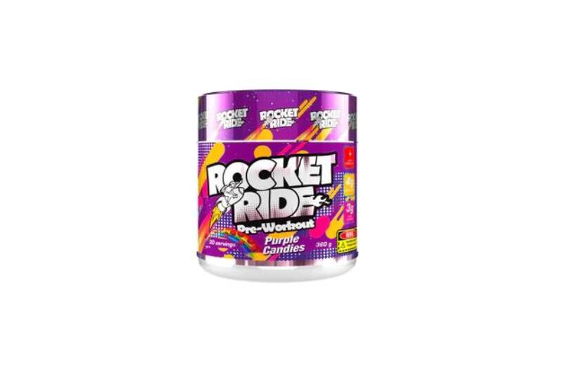 Rocket Ride Pre-Workout Purple Candies van Lateral Nutrition