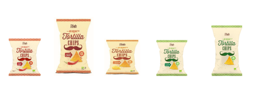 Verpakkingen van Trafo tortilla chips
