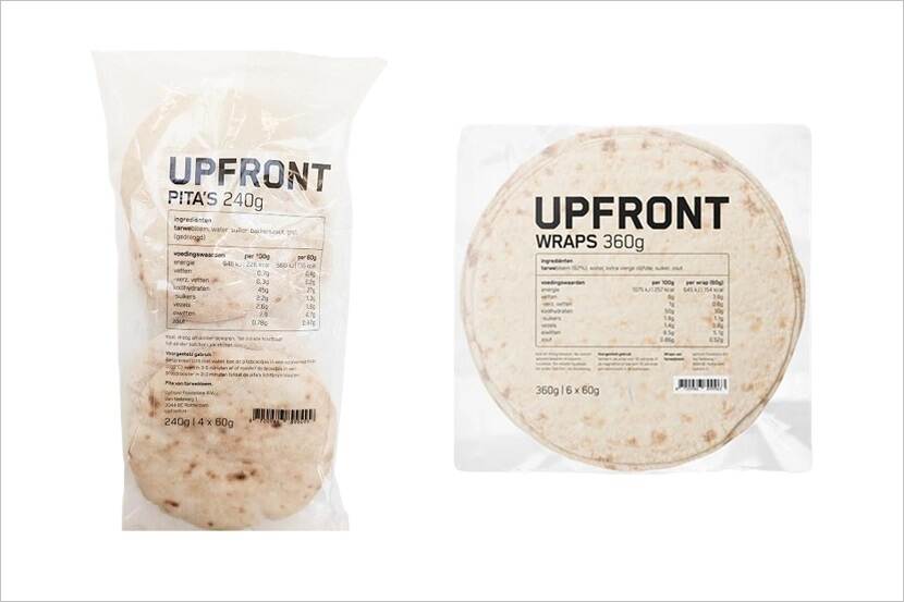 Upfront pita's en wraps