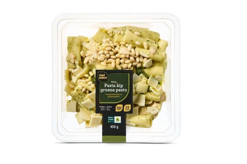 Veiligheidswaarschuwing Pasta kip groene pesto Lidl van het merk Chef Select & you