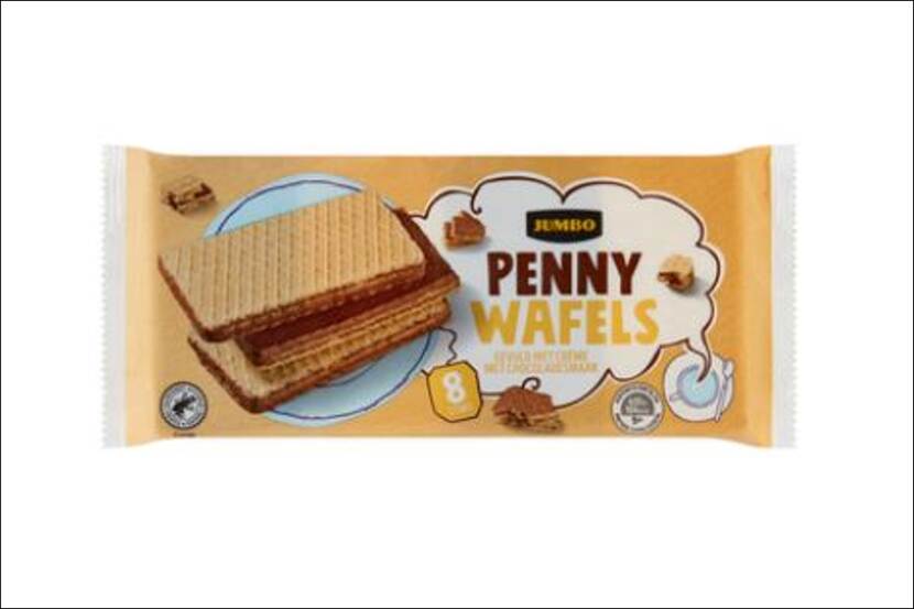 Veiligheidswaarschuwing Pennywafels Jumbo