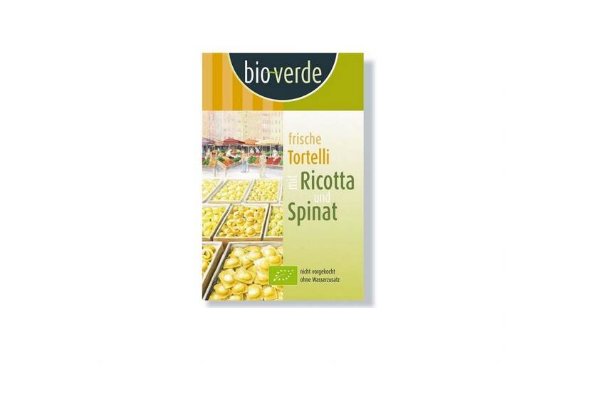 Bioverde verse tortellini ricotta & spinazie (ei-allergie)