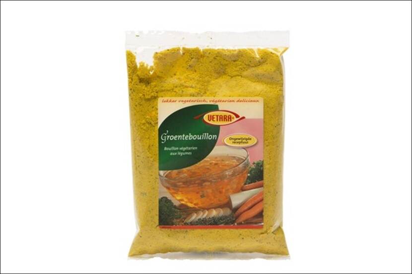Veiligheidswaarschuwing Vetara groentebouillon