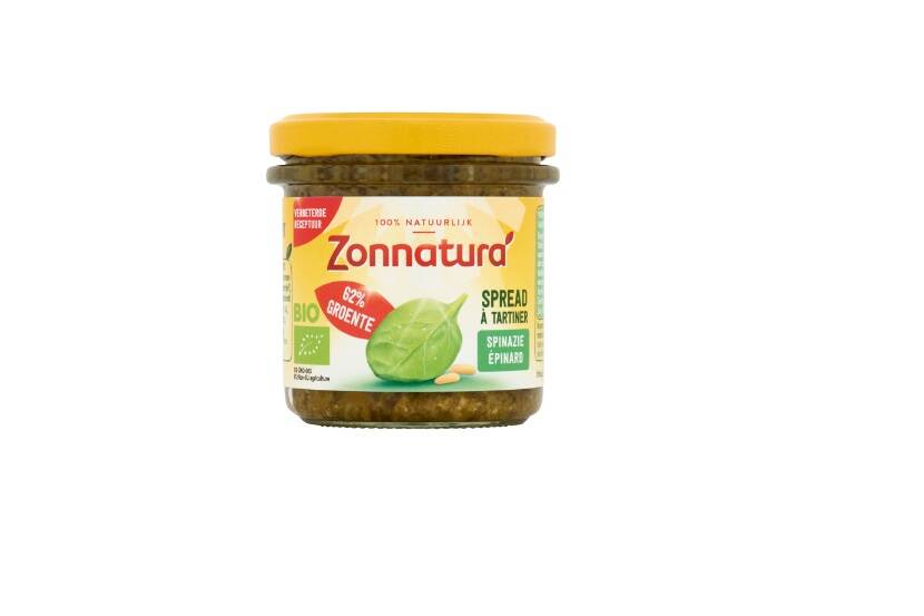 Zonnatura Groenten Spread Spinazie 135g
