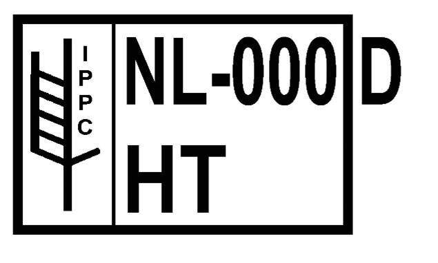 Merkteken ISPM15 voor stuwhout